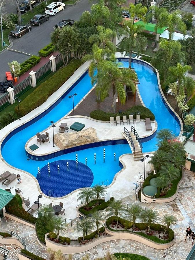 Appart hôtel Flat Com Vista Panoramica -15- Na Barra Da Tijuca - Estacionamento Gratuito - Frigobar - Ar Condicionado - Piscina - Academia - Balsa Gratis - Varanda - Vista Parcial Mar E Lagoa *